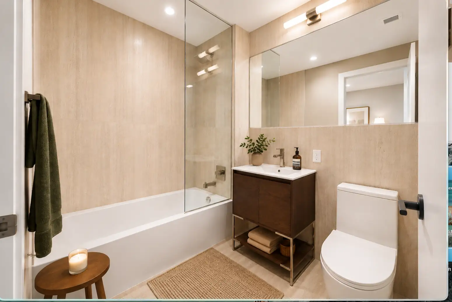 Residence 214 bathroom